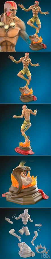 Dhalsim – 3D Print