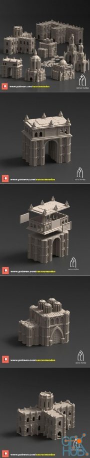 Augusta. The Holy City (cathedral) – 3D Print