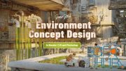 Wingfox – Environment Concept Design in Blender 2.91 and Photoshop