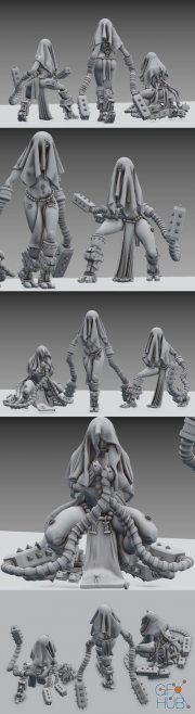 Arcofabulous Flagellant Set 2 – 3D Print