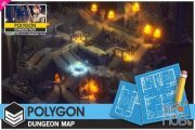 Unity Asset – POLYGON – Dungeons Map