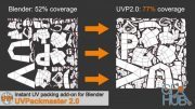 Gumroad – UV Packmaster Pro v2.3.2 for Blender 2.8x and Legacy v2.2.7 for Blender 2.79