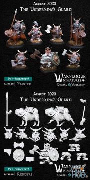 Warploque Miniatures - The Underkings Guard – 3D Print