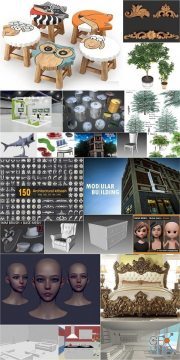 Cuberbrush 3D Models Collection October 2020