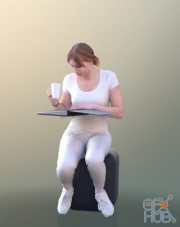 3D people - 10490 Anastasia (Vray)