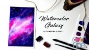 Skillshare - Watercolor Galaxy - Step by step