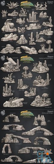 Desert Terrain Set – 3D Print