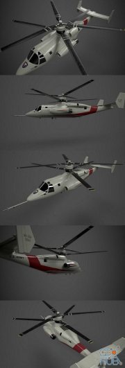 Sykorsky S-69 Concept Helicopter PBR