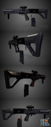 Shotgun Model (Gameready, Rigged)