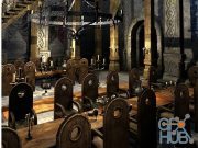 Unity Asset – Medieval Castle Interior Game Level