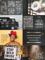 Creativemarket - 15 Fonts Coffee Lab Collection 3753332