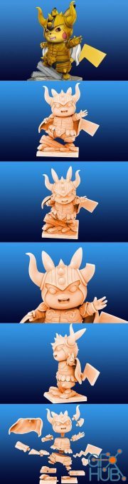 Pikachu Aldebaran – 3D Print