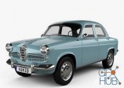 Hum 3D Alfa Romeo Giulietta Berlina 1955