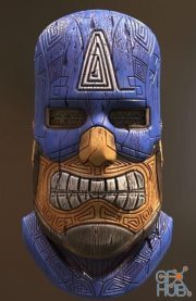 Tiki – Captain America – 3D Print