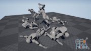 Unreal Engine Marketplace – Death Animations – MoCap Pack