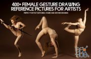 ArtStation Marketplace – 400+ Female Gesture Drawing Reference Pictures for Artists