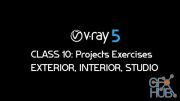 Skillshare – Vray 5 Class 10 : Exterior, Interior and Studio Scene