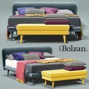 Corolle bed by Bolzan Letti
