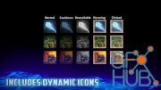 Unreal Engine – 150+ Fantasy Spell Icons Pack
