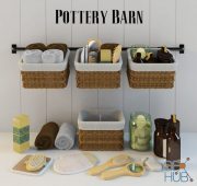 Pottery Barn for bath (max, fbx)