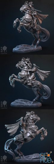 D'Artagnan Richelloue The Headless Rider - 3D Print