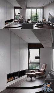 Livingroom Interior By Quan Xien
