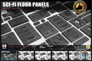 ArtStation Marketplace – Sci-fi floor Panels KitBash 50 assets