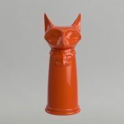 Umbrella stand Fox Red by KARE Design