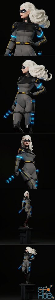 Black Canary – 3D Print