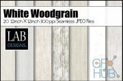 Creativemarket – 20 White Seamless Woodgrain Textures