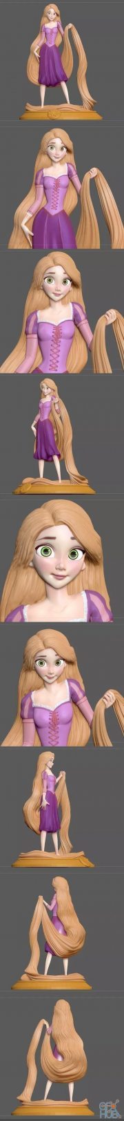 Rapunzel Princess– 3D Print
