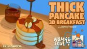 THICK Pancakes 3D Breakfast in Nomad Sculpt - Intermediate Class