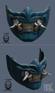 Samurai - inspired mask – 3D Print