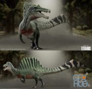 Spinosaurus aegyptiacus PBR