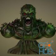 Swamp Thing Bust – 3D Print