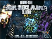 Unity Asset – Ultimate Sci-Fi Starships, Stardocks, and Jumpgates Collection