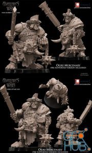 Ogre Mercenary – 3D Print