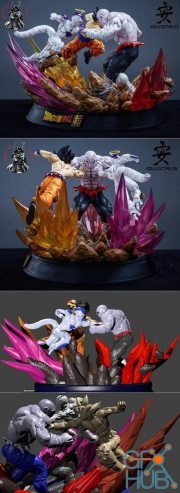 Goku & Freezer VS Jiren – 3D Print