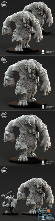 One Page Rules - Beastmen Cyclops – 3D Print