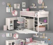 Toys and furniture set