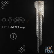 Le Labo design Bubble Spirale chandelier