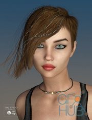 Danny Hair For Genesis 3 and 8 Female(s)