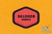 50 Modern and Flat Design Logos & Badges (ESP)