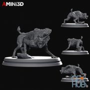 Fiendish Hyena B – 3D Print
