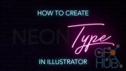 Skillshare – How to Create Neon Type in Illustrator