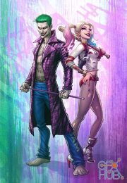 Patreon – Joker and Harley Quinn package by Patrick Brown