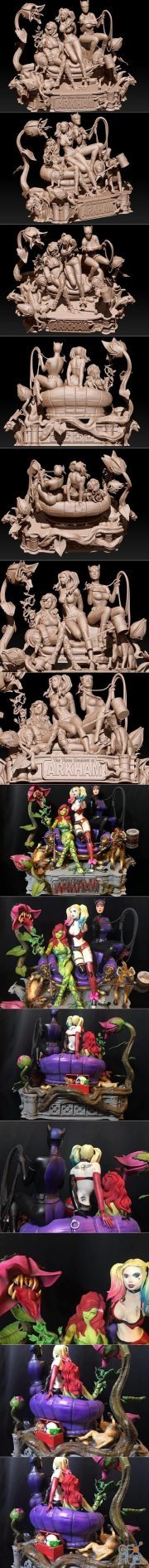 Three Wonders of Arkham – 3D Print
