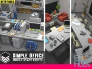 Unity Asset – Simple Office Interiors – Cartoon assets