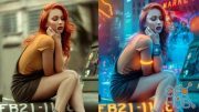 PSDBOX – Cyberpunk – Colorful Manipulation