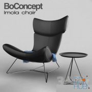 Armchair Imola and table by BoConcept
